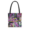 Glitch I, Färgglad Abstrakt Tote Bag