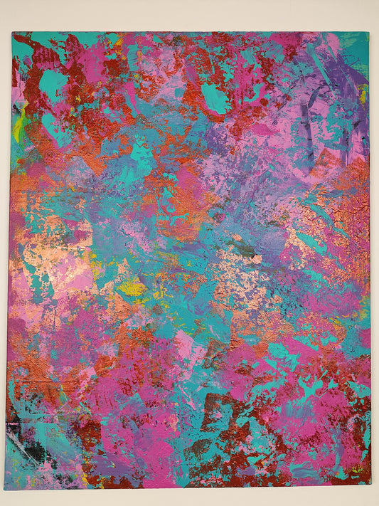 Copper Whisper- Abstract painting