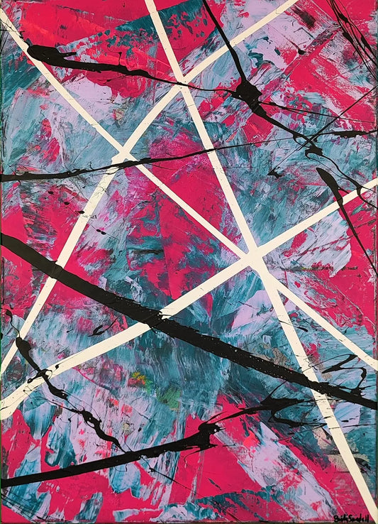 Abstract Painting Strong Currents by Erik Sandell